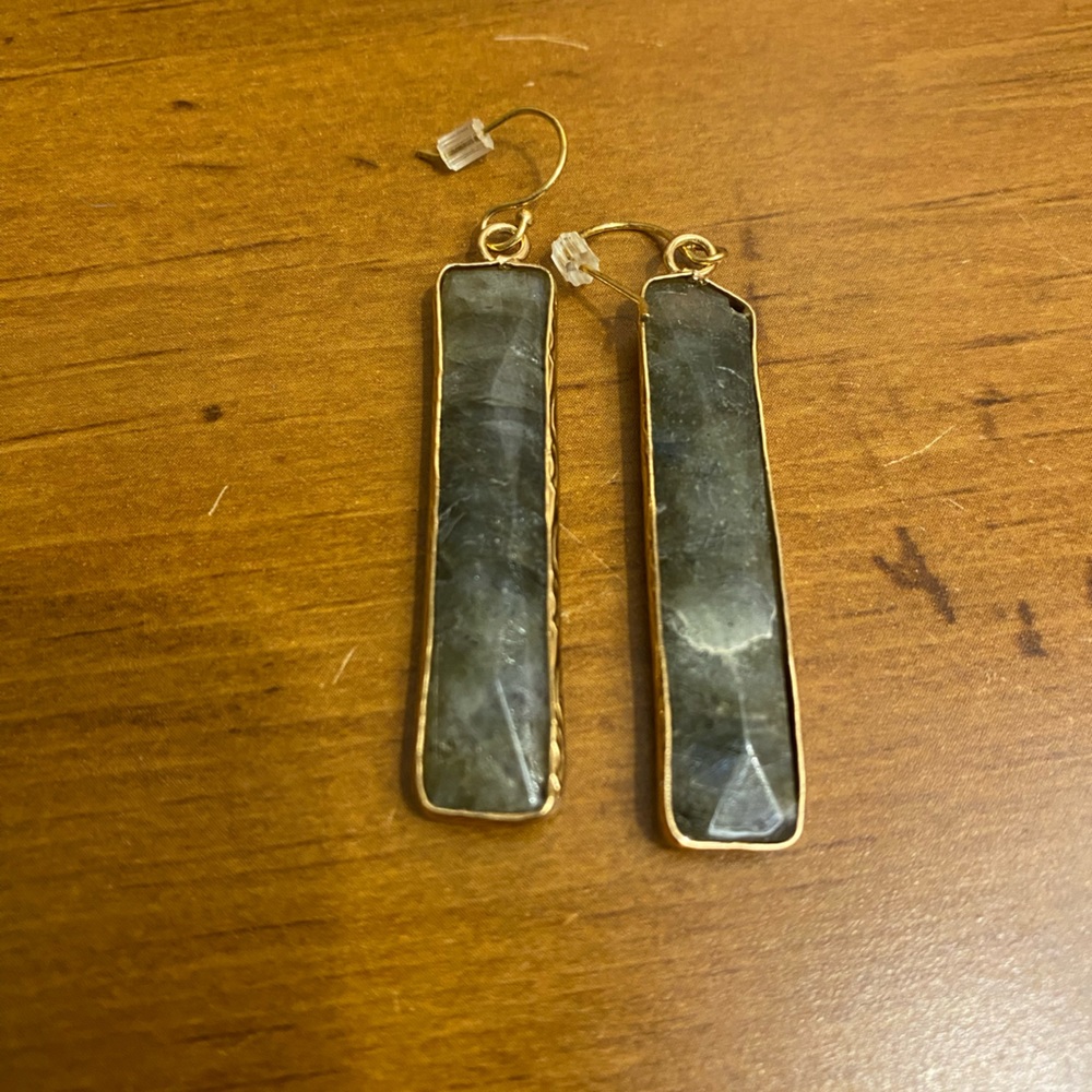 Anthropologie gem earrings